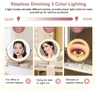 High Definition 1x Luminous Mirror And 7x Magnifying Beauty Mirror