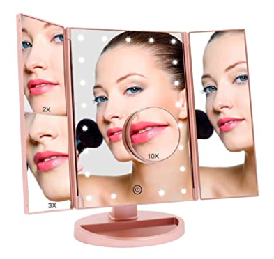 Independent Vanity Mirror with Lamp