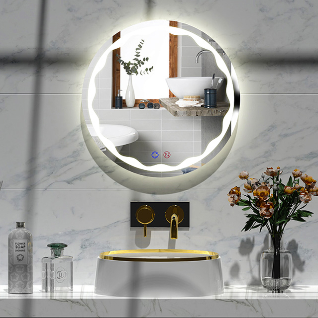 chinese led bathroom mirror with touch button