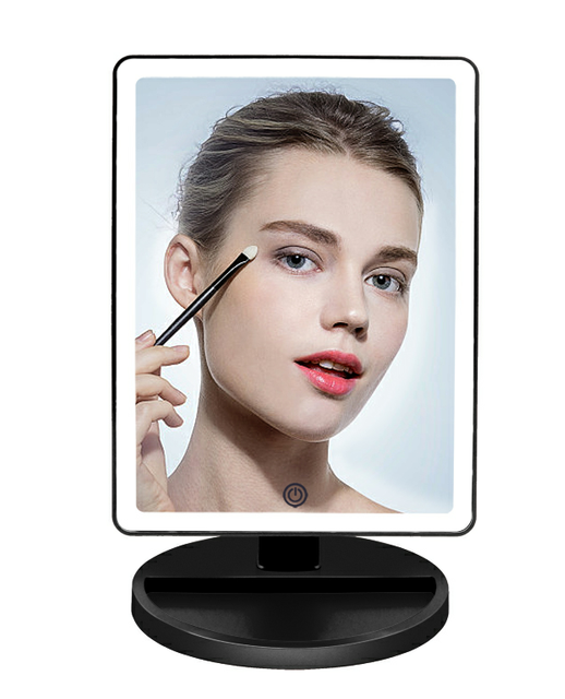 Oversized Lighted Makeup Mirror for Desk