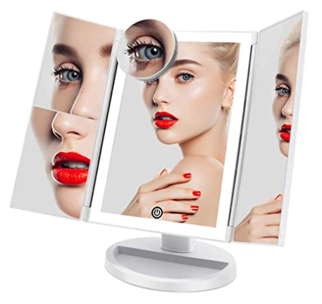 Easy Maintenance - Compact Design Three Fold Vanity Mirror