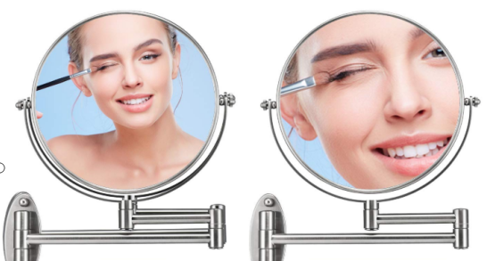 Is the amplification effect useful to cosmetic mirrors？