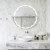 DP321 LED Anti-Fog Round Frameless Wall-mounted LED Bathroom Mirror With Touch Sennor Switch 