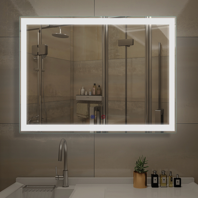 What are the types of the led bathroom mirrors？