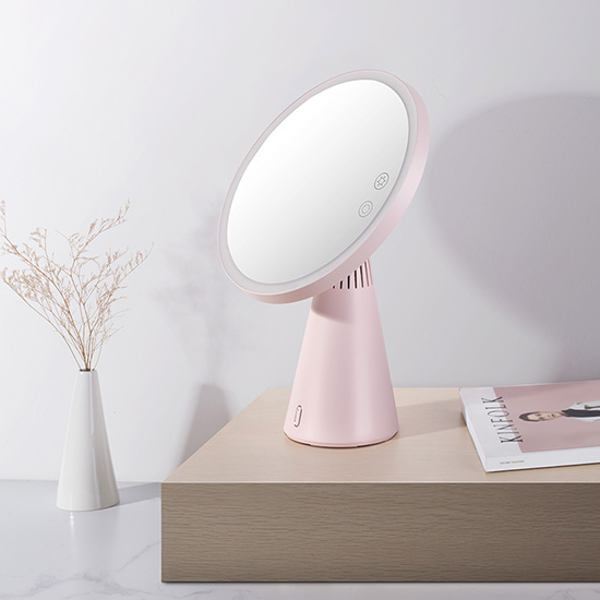 Led Desktop And Desk Lamp Makeup Mirror, Vanity Mirror With Lights Stand Up Desk