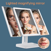 Vanity Magnified Mirror with 3 Color And Lighted Magnified Mirror