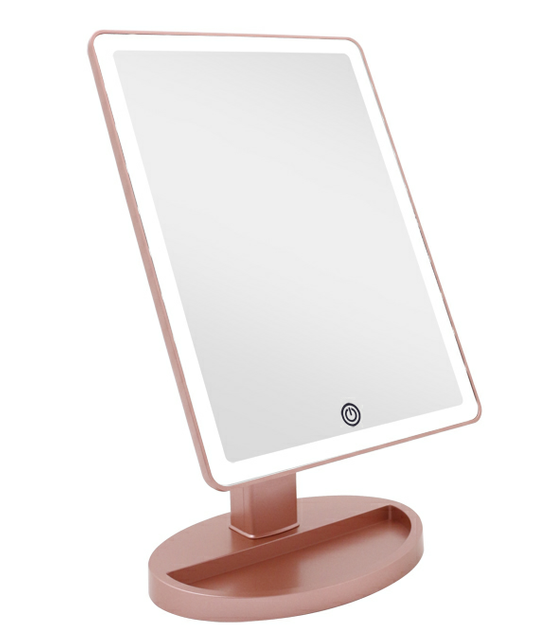 Oversized Lighted Makeup Mirror for Desk