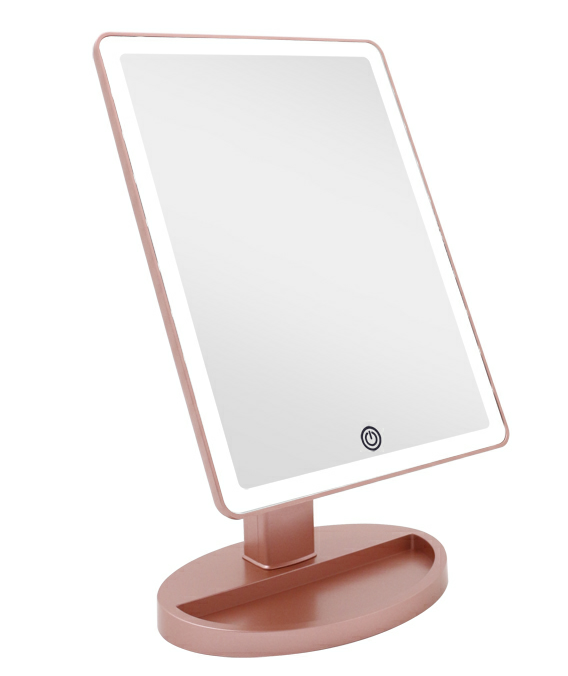 Oversized Lighted Makeup Mirror for Desk