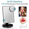 Lighted Makeup Vanity Mirror with 10X Magnifying