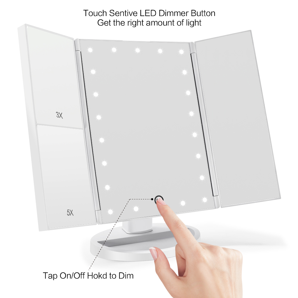 1X+3X+5X+10X Magnifying Mirror