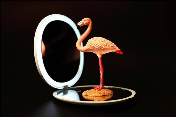 LED compact mirror