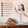 Beauty Double-sided Mirror with 10x Magnification